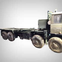 Defence Vehicle Platform Assembly with electro-mechanical jacks